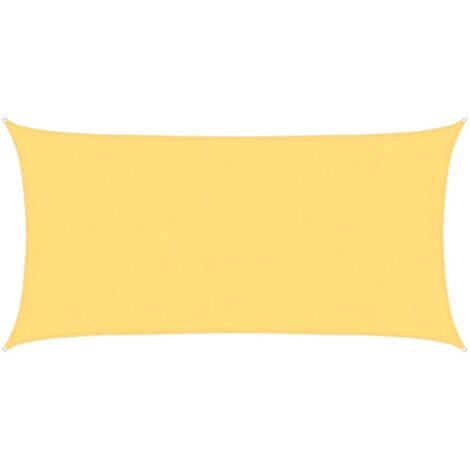 Toldo de vela beige HDPE 160 g/m² 4x7 m vidaXL
