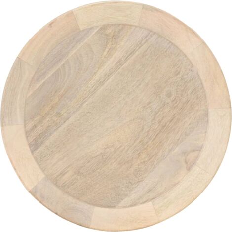 Mesa auxiliar de madera maciza de mango Ø40x45 cm vidaXL