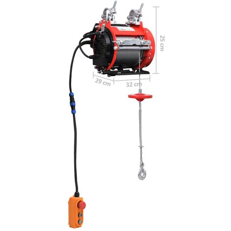Polipasto de andamio eléctrico 500 kg 230 V vidaXL