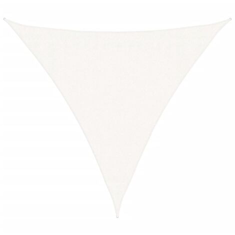 Toldo de vela HDPE blanco 160 g/m² 3x3x3 m vidaXL