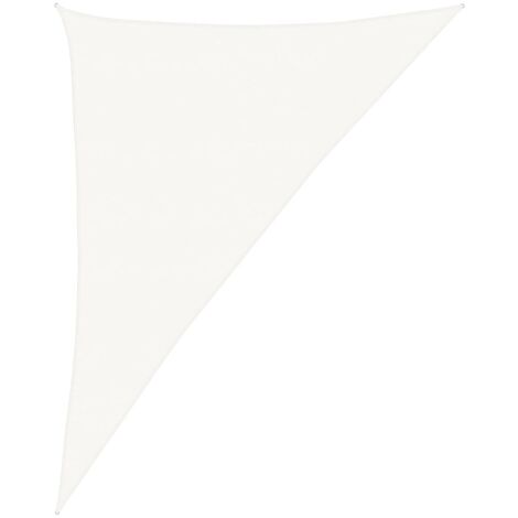 Toldo de vela blanco HDPE 160 g/m² 4x5x6,8 m vidaXL
