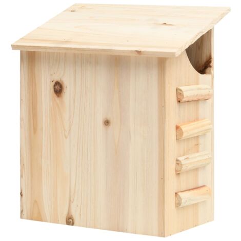 Casa para murciélagos 30x20x38 cm de madera de abeto sólido