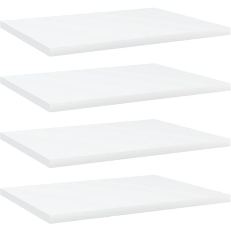 Estantes para estantería 4 uds contrachapada blanco 40x30x1,5cm vidaXL