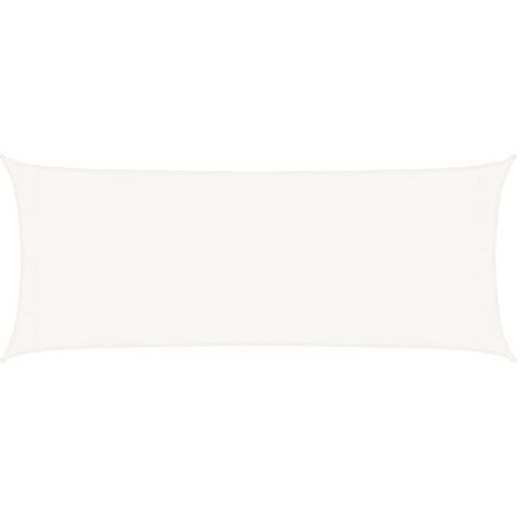 Toldo de vela HDPE blanco 160 g/m² 2x5 m vidaXL