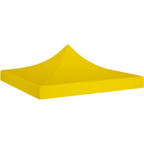 Techo de carpa para celebraciones amarillo 2x2 m 270 g/m² vidaXL