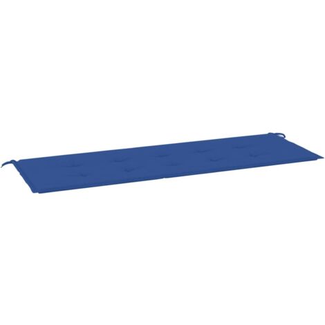 Cojín de banco de jardín tela Oxford azul 150x50x3 cm vidaXL