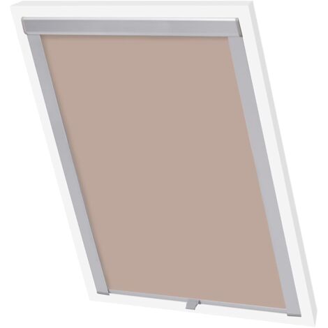 Persiana opaca enrollable beige S06/606 vidaXL