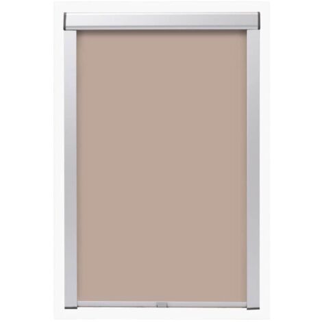 Persiana opaca enrollable beige S06/606 vidaXL