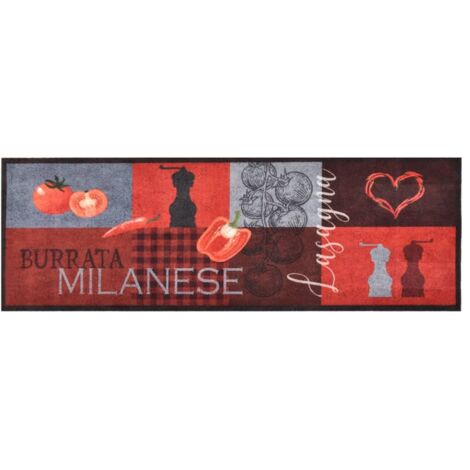 Alfombra de cocina lavable Tomatoes 60x180 cm vidaXL