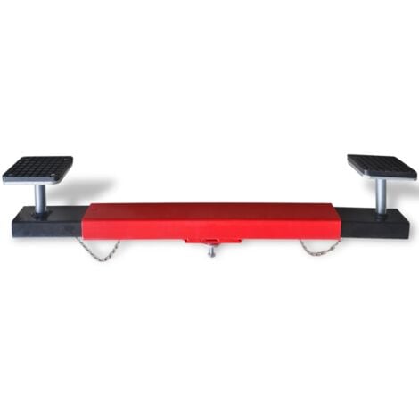 Adaptador de Viga Transversal de 2 toneladas rojo vidaXL