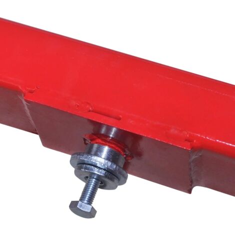 Adaptador de Viga Transversal de 2 toneladas rojo vidaXL