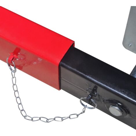 Adaptador de Viga Transversal de 2 toneladas rojo vidaXL