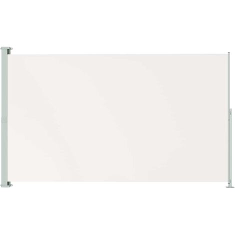 Toldo lateral retráctil de jardín crema 180x300 cm vidaXL