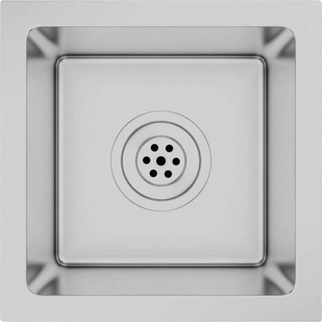 Fregadero de cocina hecho a mano acero inoxidable vidaXL
