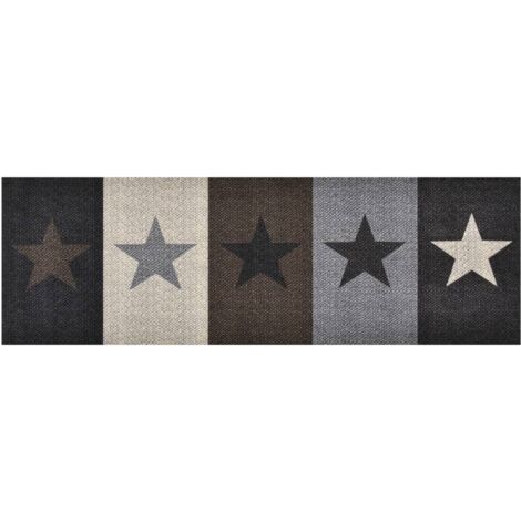 Alfombra de cocina lavable Stars 60x300 cm vidaXL