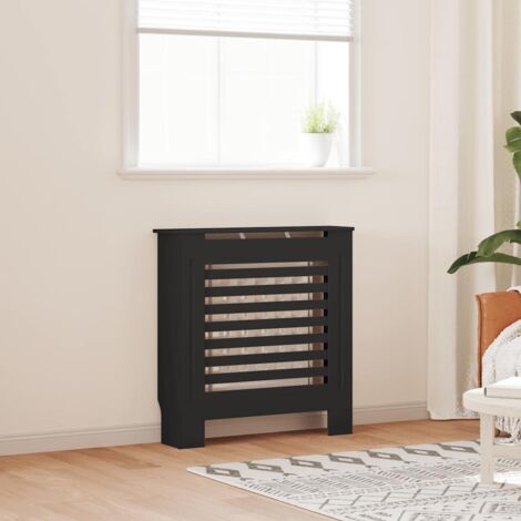 Cubierta para radiador MDF negro 78 cm vidaXL