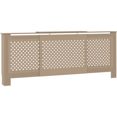 Cubierta para radiador MDF 205 cm vidaXL