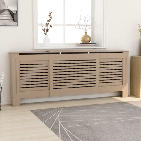 Cubierta para radiador MDF 205 cm vidaXL (1/5)