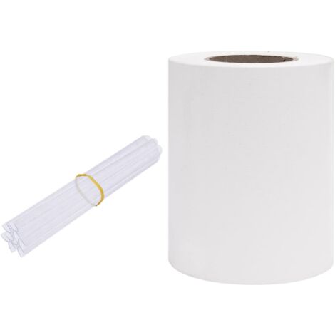 Panel de valla de PVC blanco 35x0,19 m vidaXL