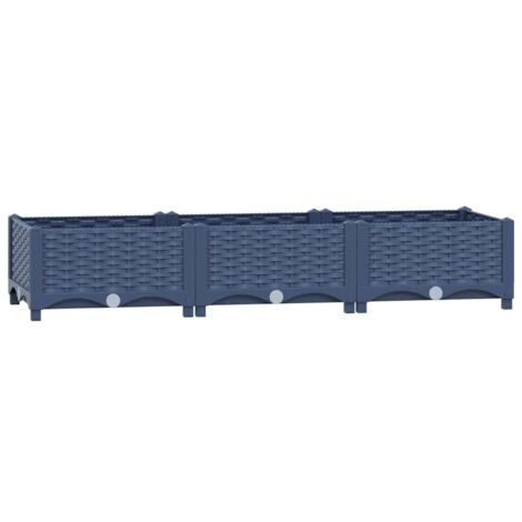 Arriate polipropileno 120x40x23 cm vidaXL