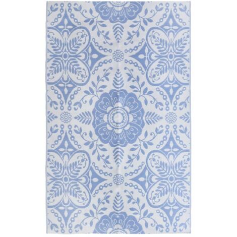Alfombra de exterior PP ARAKIL azul bebé 190x290 cm vidaXL