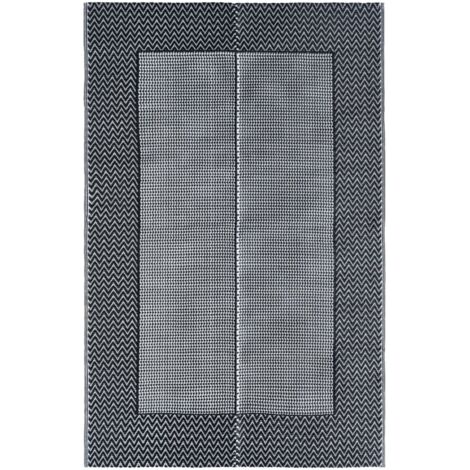Alfombra exterior ARAKIL PP gris 160x230 cm vidaXL