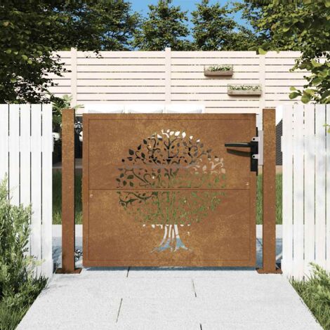 Banco de jardín de aluminio fundido verde 100 cm vidaXL