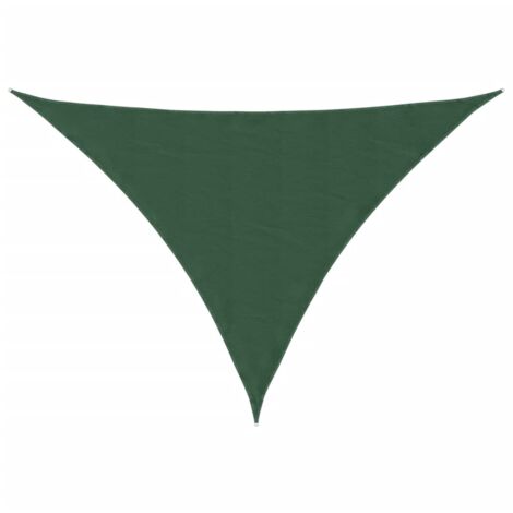 Vela para-Sol Oxford Triangular Fabric 3.5x3.5x4.9m-verde-verde.