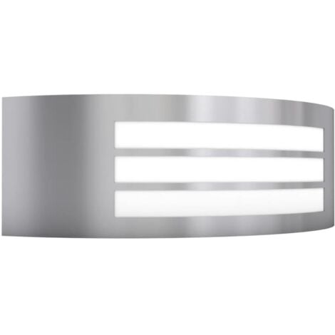 Lámpara de pared de exterior acero inoxidable vidaXL