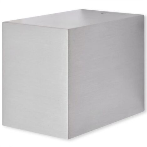 Lámparas de pared cúbicas para exteriores 2 piezas vidaXL