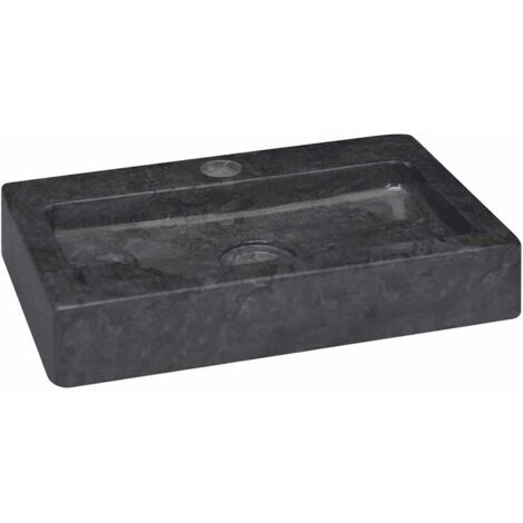 Lavabo de pared mármol crema 38x24x6,5 cm vidaXL