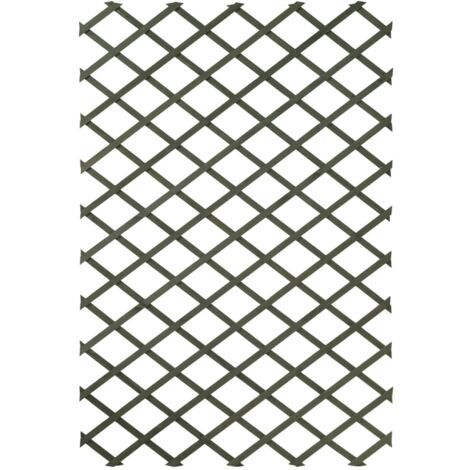 Nature Enrejado de jardín 100x200 cm madera verde 6041704 - Verde