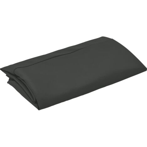 Tela de repuesto para sombrilla voladiza gris antracita 350 cm vidaXL