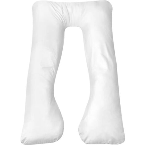 Almohada de embarazo blanca 90x145 cm vidaXL