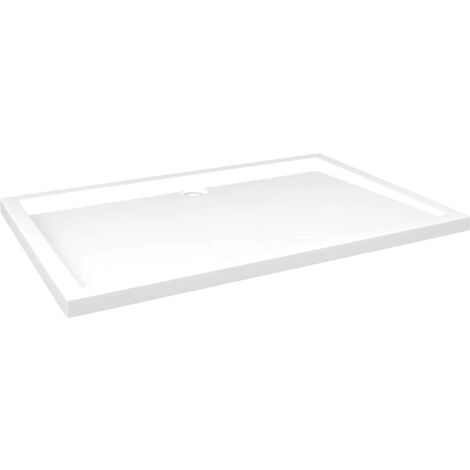 Plato de ducha rectangular ABS 80x120 cm vidaXL