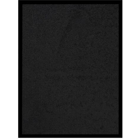 Felpudo negro 40x60 cm vidaXL