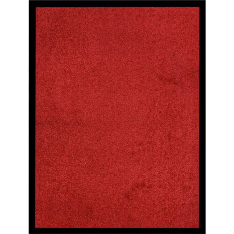 Felpudo rojo 60x80 cm vidaXL