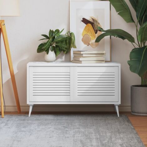 Puerta de armario lamas 2 uds madera pino blanco 39,5x49,4 cm vidaXL