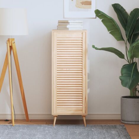 Puerta de armario de lamas madera de pino maciza 99,3x39,4 cm vidaXL
