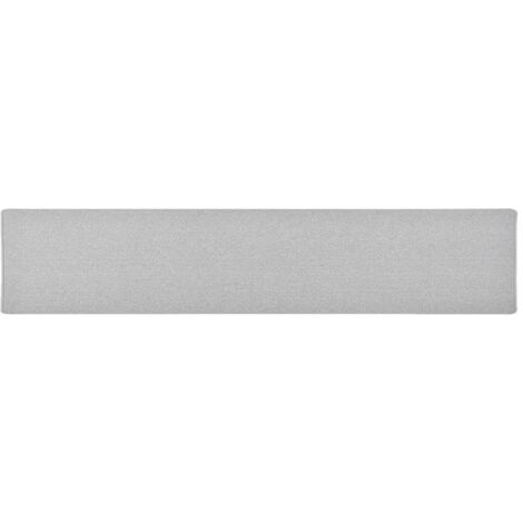 Alfombra de pasillo gris claro 50x250 cm vidaXL