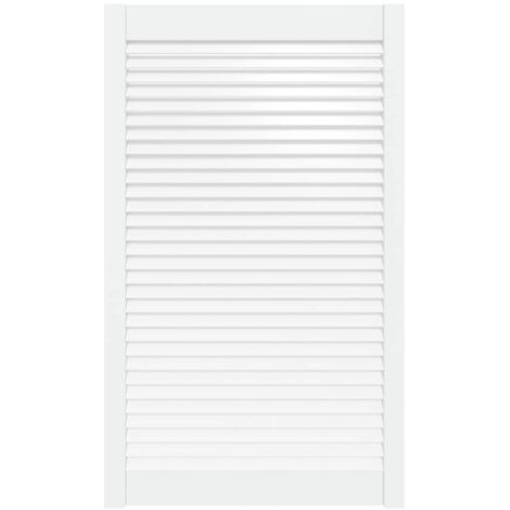 Puerta de armario de lamas madera pino blanco 99,3x59,4 cm vidaXL