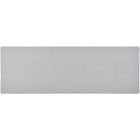 Alfombra de pasillo gris claro 50x150 cm vidaXL