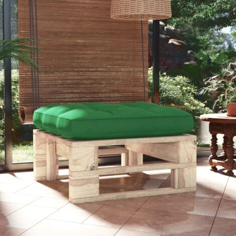 Otomana de jardín de palets madera de pino impregnada vidaXL