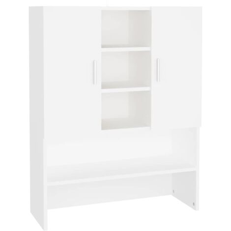 Armario de lavadora blanco 70,5x25,5x90 cm vidaXL