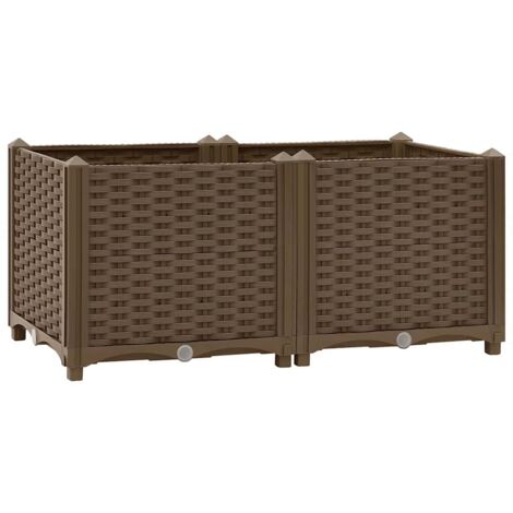Arriate 80x40x38 cm polipropileno vidaXL