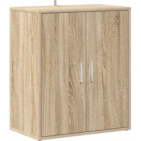 Zapatero madera de ingeniería roble Sonoma 60x35x70 cm vidaXL