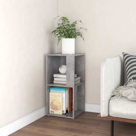 Mueble de esquina madera de ingeniería gris 33x33x67 cm vidaXL