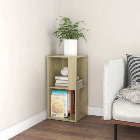 Mueble de esquina madera contrachapada roble Sonoma 33x33x67 cm vidaXL