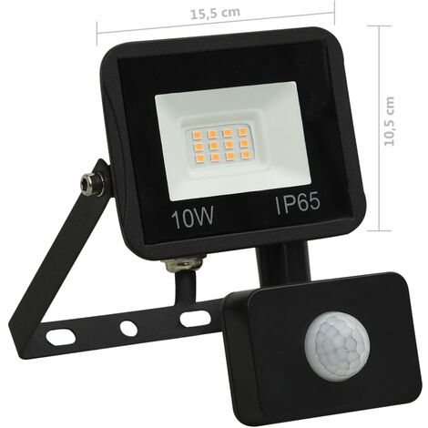 Comprar Foco Proyector LED 30W Sensor Movimiento PIR - Detector Temperatura  de Color Blanco Frío - 6000K