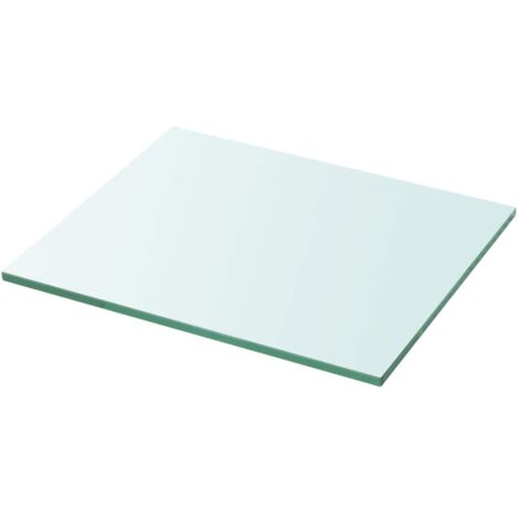 Panel de estante vidrio claro 30x25 cm vidaXL